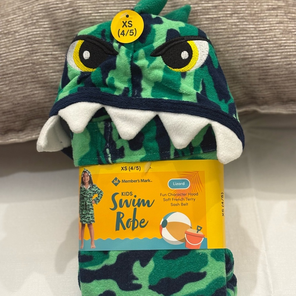 Member's Mark Green Monster Kids Swim Coverup